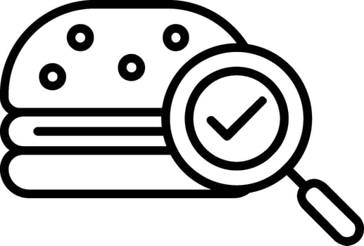 Fast Food Line Icon vector