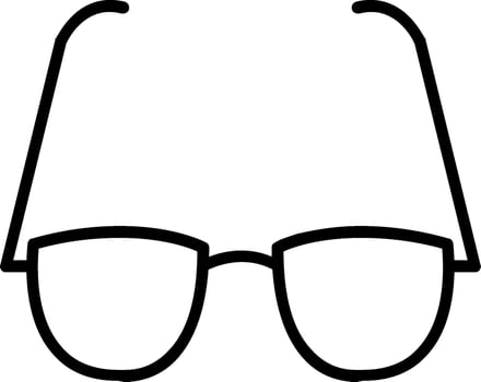 Glasses Line Icon vector