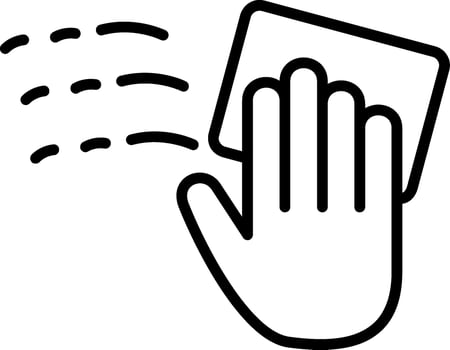 Cleaning Line Icon vector
