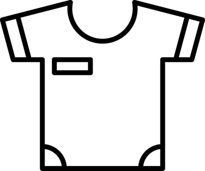 Shirt Line Icon vector