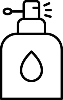 Perfume Line Icon vector