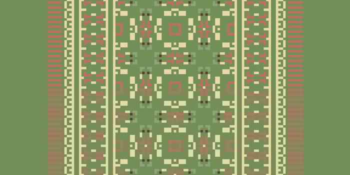 Patchwork pattern Seamless Bandana print silk Motif embroidery, Pixel Ikat embroidery Design for Print pattern vintage flower folk navajo patchwork pattern vector