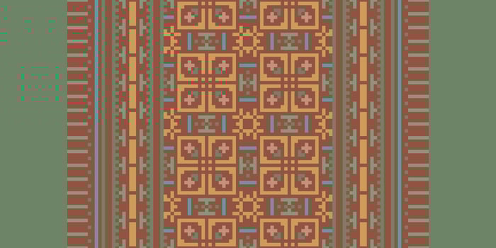 Patchwork pattern Seamless Mughal architecture Motif embroidery, Pixel Ikat embroidery Design for Print jacquard slavic pattern folklore pattern kente arabesque vector
