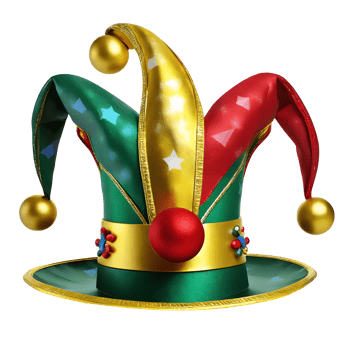 Realistic hat for happy fool's day png