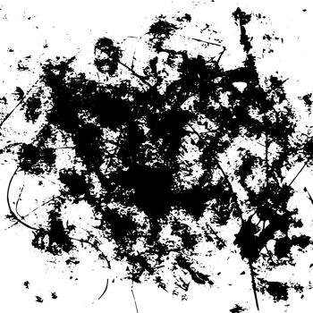 Rustic grunge texture with grain and stains. Abstract noise background. Graphic illustration with transparent background. png