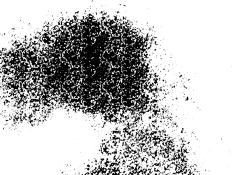 Rustic grunge texture with grain and stains. Abstract noise background. Graphic illustration with transparent background. png