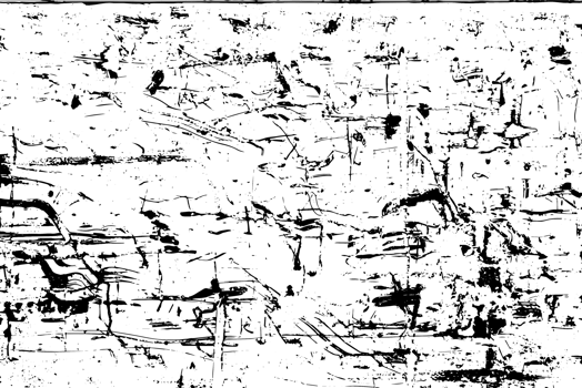 Rustic grunge texture with grain and stains. Abstract noise background. Graphic illustration with transparent background. png