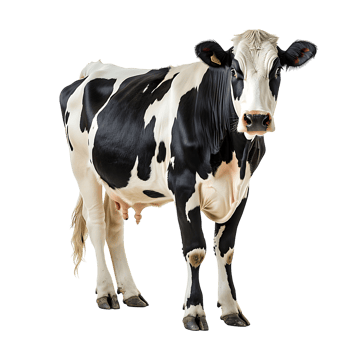 Cow on isolated background png