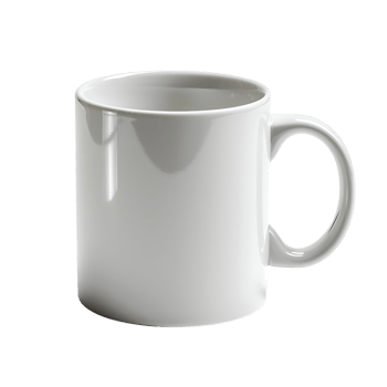 Mug on isolated transparent background png