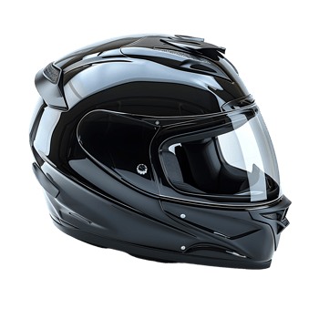 motorbike helmet on isolated transparent background png