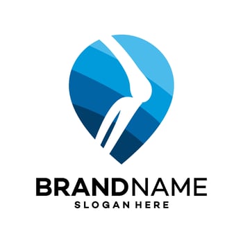 point logo design template illustration vector