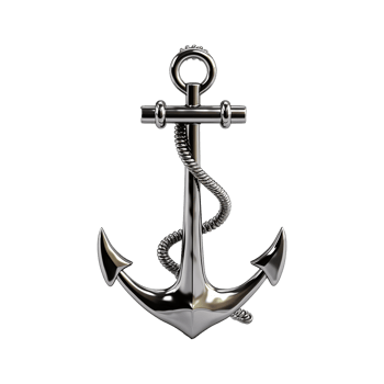 Ship Anchor isolated on transparent background png