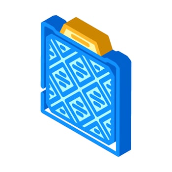 air filter ventilation isometric icon illustration vector