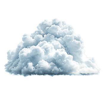 Cloud on transparent Background png