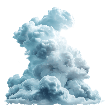 Cloud on transparent Background png