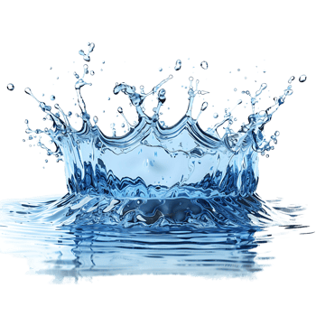 Splash water on transparent Background png