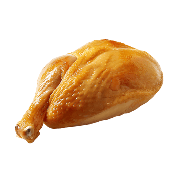 Chicken leg on transparent Background png