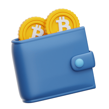 Crypto Wallet 3d Illustration png