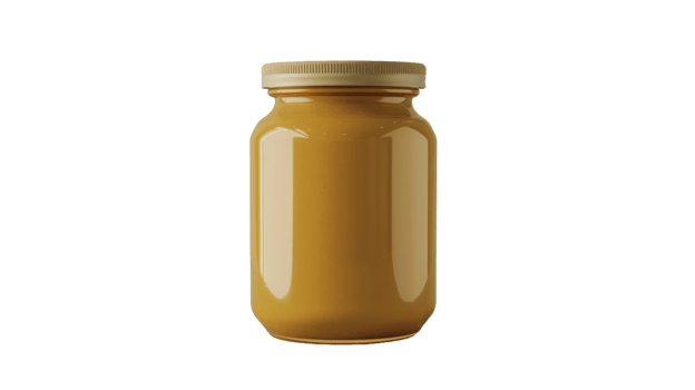 Peanut Butter Jar, on transparent background, format png