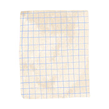Paper templates for notes. A sheet of paper torn from a notebook in a blue cell. Illustration of notes from a notebook on an isolated background png