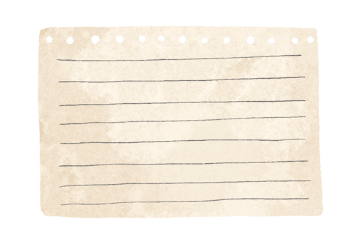 Paper templates for notes. A sheet of paper with a black strip torn from the notebook. Illustration of notes from a notebook on an isolated background png