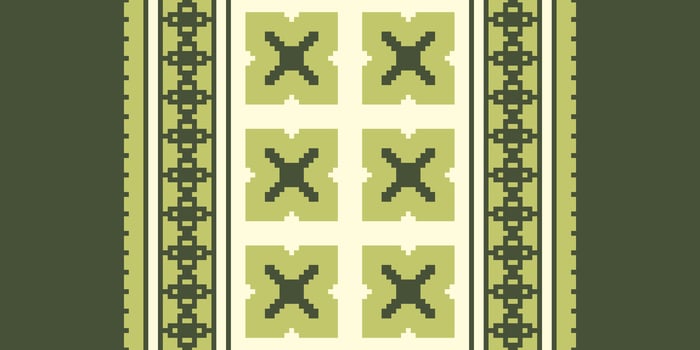 Baroque pattern Seamless Bandana print silk Motif embroidery, Pixel Ikat embroidery Design for Print egyptian hieroglyphs tibetan geo pattern vector