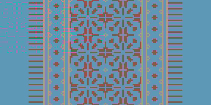 Ancient patterns Seamless Australian aboriginal pattern Motif embroidery, Pixel Ikat embroidery Design for Print vyshyvanka placemat quilt sarong sarong beach kurtis Indian motifs vector
