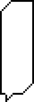 8bit retro game pixel speech bubble balloon icon sticker memo keyword planner text box banner png