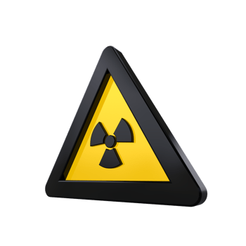Warning Sign 3D render png