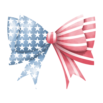 ribbon for 4th of July png