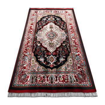 3D Rendering of a Prayer rug Salah carpet for Muslims on Transparent Background png