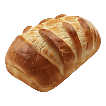 3D Rendering of a Brown Bread Baked on Transparent Background png