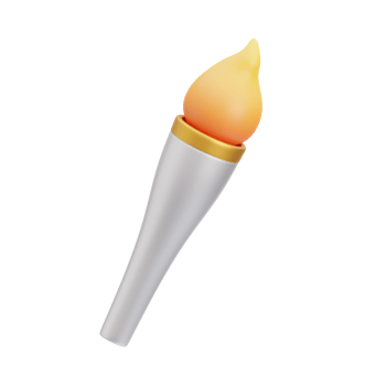 3d torch icon png