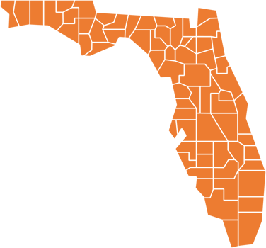 outline drawing of florida state map. png