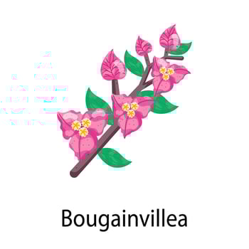 Stickers Depicting Spring Flowers vector
