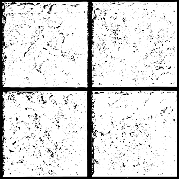Rustic grunge texture with grain and stains. Abstract noise background. Graphic illustration with transparent background. png