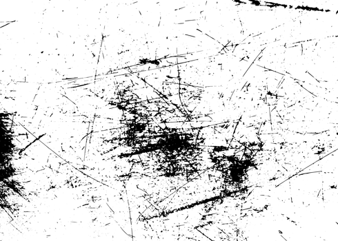 Rustic grunge texture with grain and stains. Abstract noise background. Graphic illustration with transparent background. png