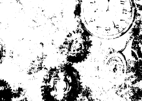 Rustic grunge texture with grain and stains. Abstract noise background. Graphic illustration with transparent background. png