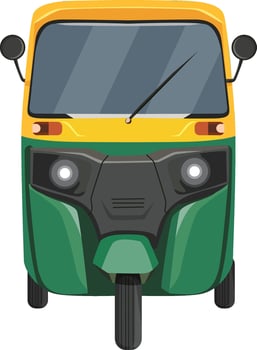 tuk tuk template design , White background vector