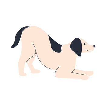 cartoon puppy animal cute dog dachshund doodle vector