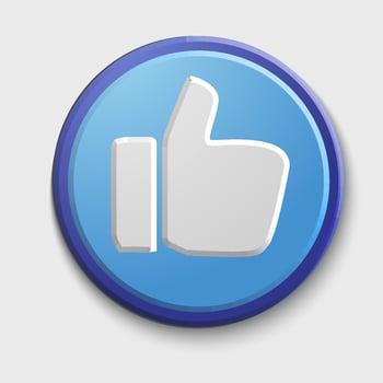 Like icon 3D illustration vector