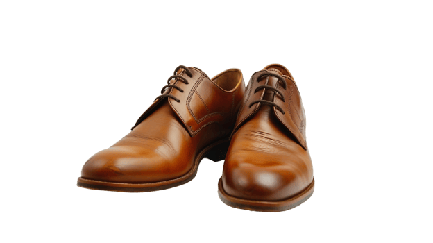 Stylish Men's Shoes on Transparent Background png