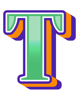 3D Cartoon Alphabet Letter and Number png