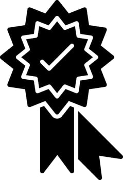 Medal Glyph Icon vector