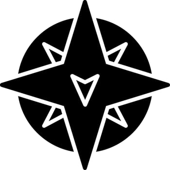 South Glyph Icon vector
