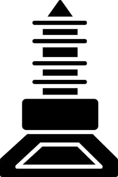 Feet Glyph Icon Design vector
