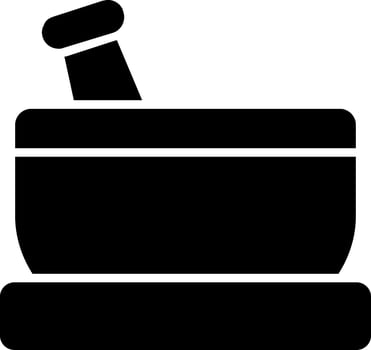 Pestle Glyph Icon vector