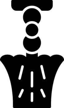 Lamp Glyph Icon vector