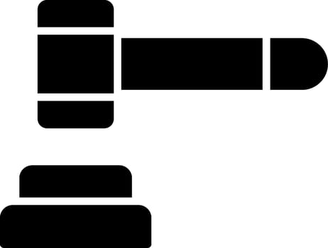 Mallet Glyph Icon vector