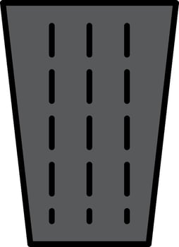 Road Line Filled Icon vector